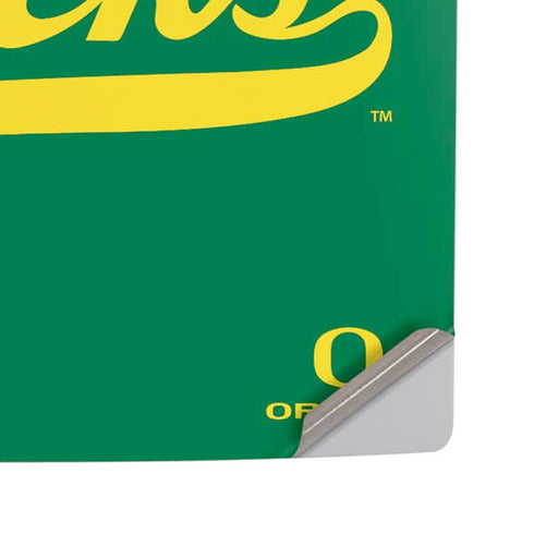 University of Oregon Ducks Logo and Wings PS5 Pro Disk Console Skin