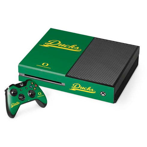 University of Oregon Ducks Logo and Wings Xbox One Skins