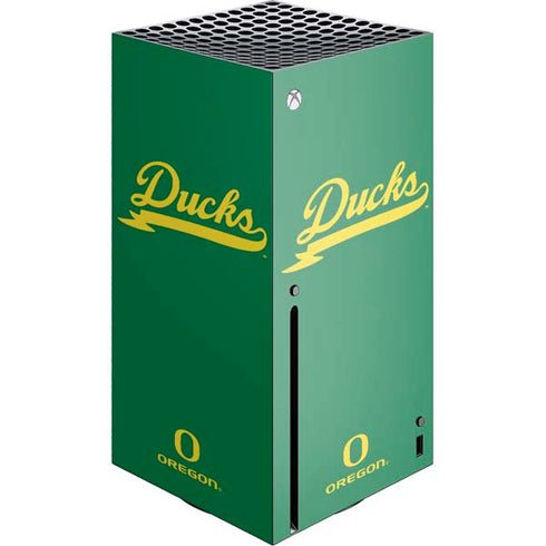 University of Oregon Ducks Logo and Wings Xbox Series X Skins