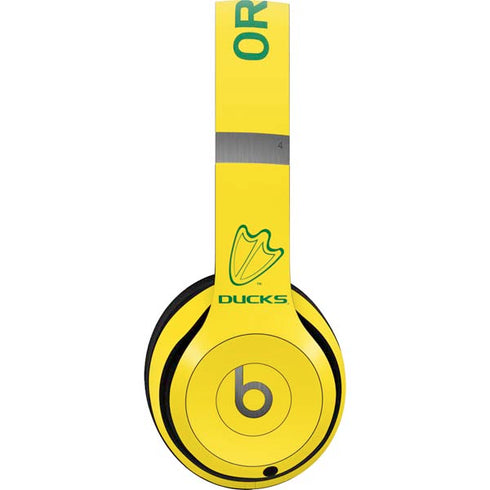 University of Oregon Ducks Logo Beats Solo 4 Wireless Headphones Skin