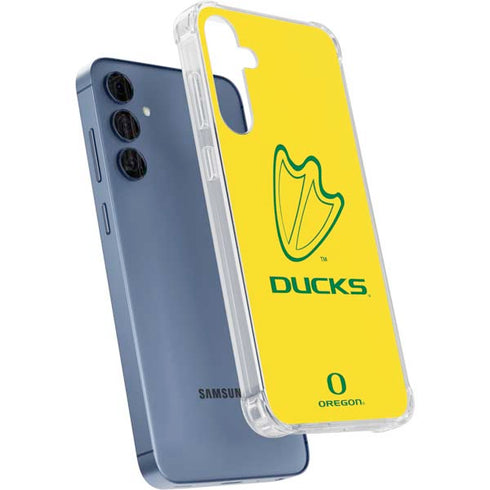University of Oregon Ducks Logo Galaxy A55 5G Clear Case