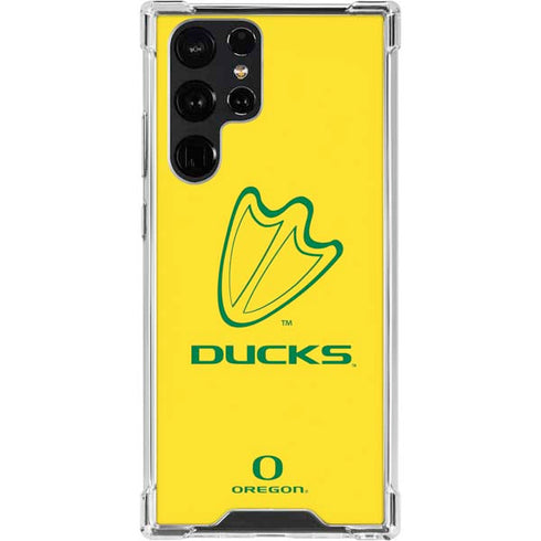 University of Oregon Ducks Logo Galaxy S23 Ultra Clear Case