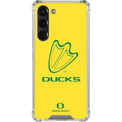 University of Oregon Ducks Logo Galaxy S24 FE Clear Case