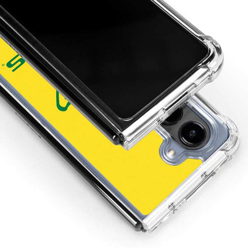 University of Oregon Ducks Logo Galaxy Z Fold5 5G Clear Case
