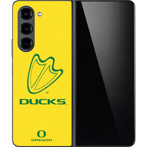 University of Oregon Ducks Logo Galaxy Z Fold5 5G Skin