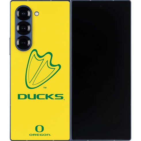 University of Oregon Ducks Logo Galaxy Z Fold6 Skin