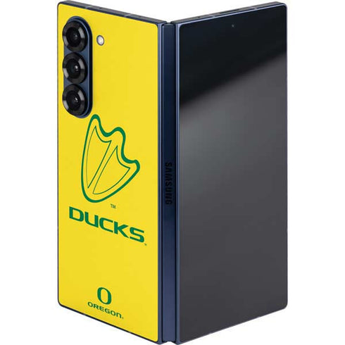 University of Oregon Ducks Logo Galaxy Z Fold6 Skin