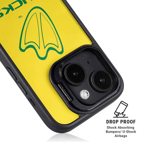 University of Oregon Ducks Logo iPhone 14 Plus Kickstand Case