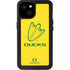 University of Oregon Ducks Logo iPhone 15 Plus Waterproof Case