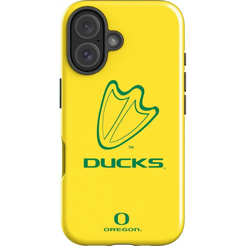 University of Oregon Ducks Logo iPhone 16 Impact Case