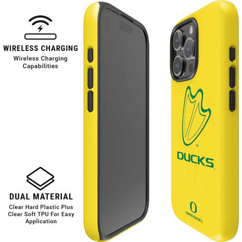 University of Oregon Ducks Logo iPhone 16 Pro Magsafe Impact Case