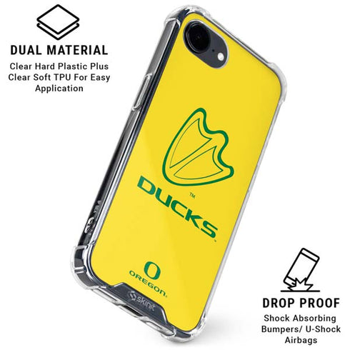 University of Oregon Ducks Logo iPhone 16e Clear Case