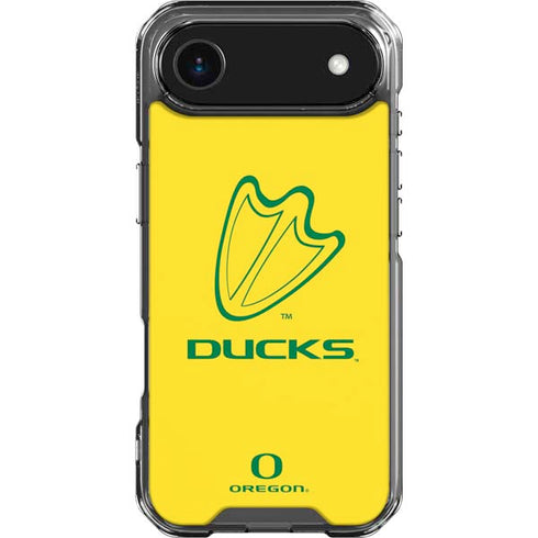 University of Oregon Ducks Logo iPhone 17 Air Clear Case