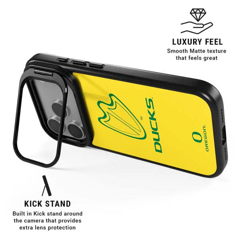 University of Oregon Ducks Logo iPhone 17 Pro Kickstand Case