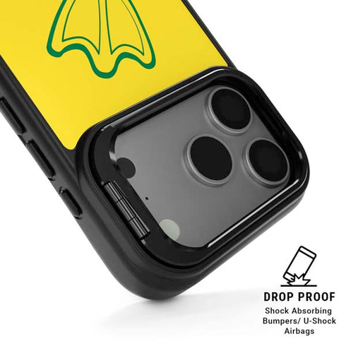 University of Oregon Ducks Logo iPhone 17 Pro Kickstand Case