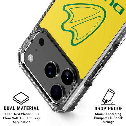 University of Oregon Ducks Logo iPhone 17 Pro Max Clear Case