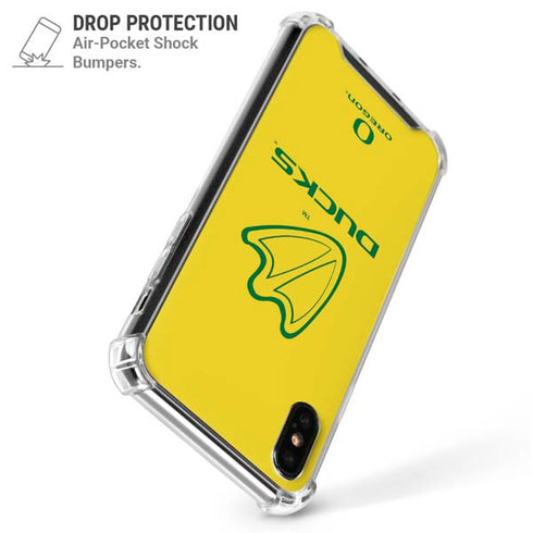 University of Oregon Ducks Logo iPhone X/XS Clear Case