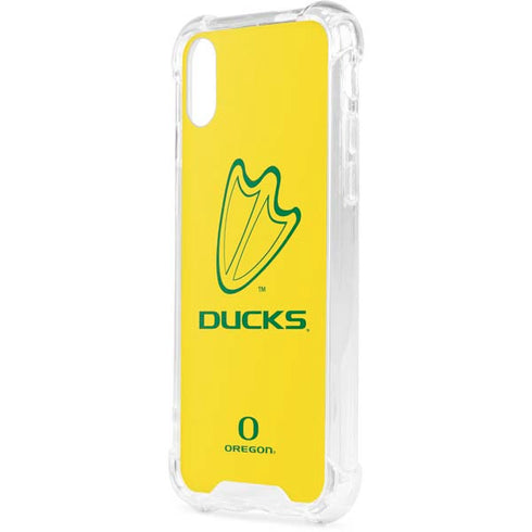 University of Oregon Ducks Logo iPhone XS Clear Case