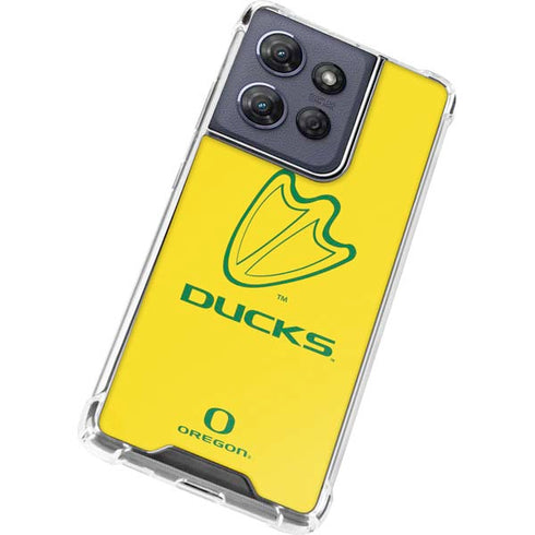 University of Oregon Ducks Logo Moto G Play 5G (2025) Clear Case