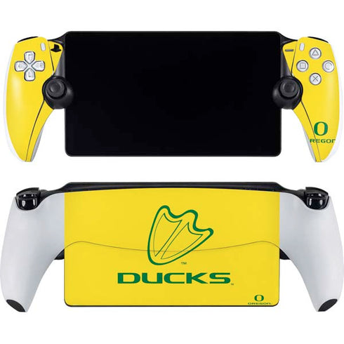 University of Oregon Ducks Logo PlayStation Portal Remote Player Skin