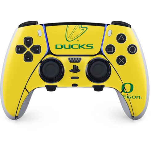 University of Oregon Ducks Logo PS5 DualSense Edge Pro Controller Skin