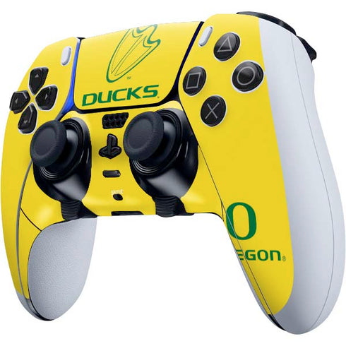 University of Oregon Ducks Logo PS5 DualSense Edge Pro Controller Skin