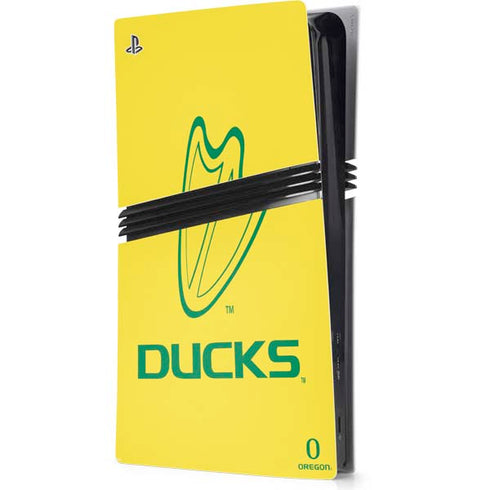 University of Oregon Ducks Logo PS5 Pro Console Skin