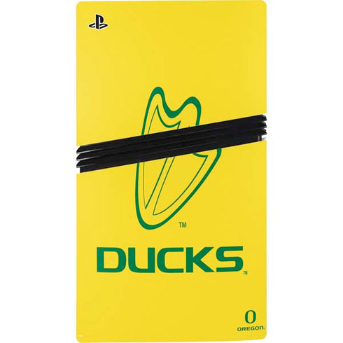 University of Oregon Ducks Logo PS5 Pro Console Skin