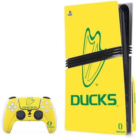 University of Oregon Ducks Logo PlayStation PS5 Skins