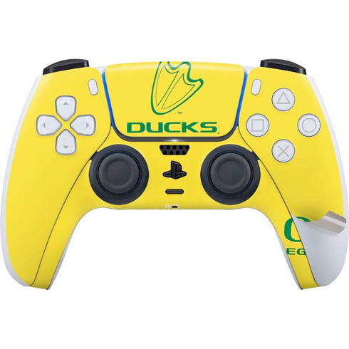 University of Oregon Ducks Logo PS5 Pro Disk Bundle Skin