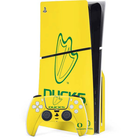 University of Oregon Ducks Logo PlayStation PS5 Skins