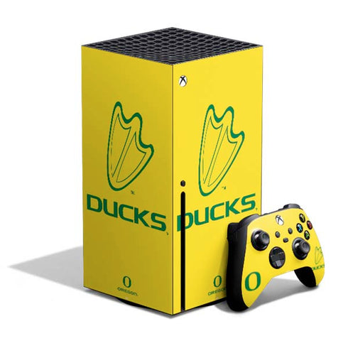 University of Oregon Ducks Logo Xbox Series X Bundle Skin