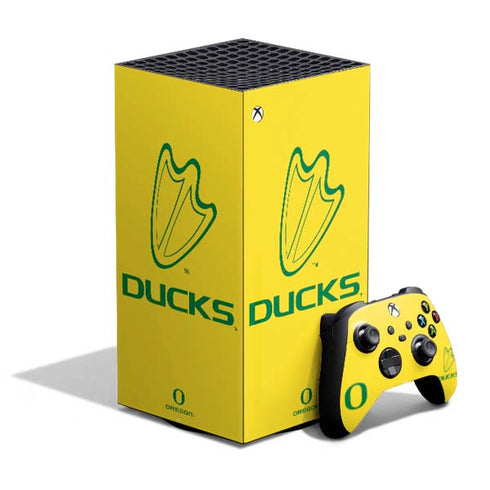 University of Oregon Ducks Logo XBox Series X Digital Edition Bundle Skin