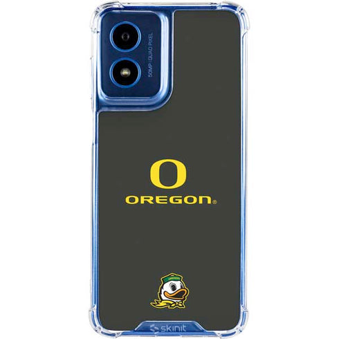 University of Oregon Ducks Moto G 5G (2024) Clear Case