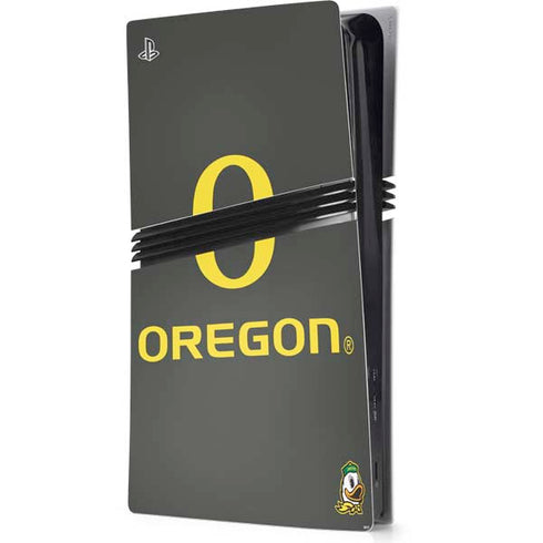 University of Oregon Ducks PS5 Pro Console Skin