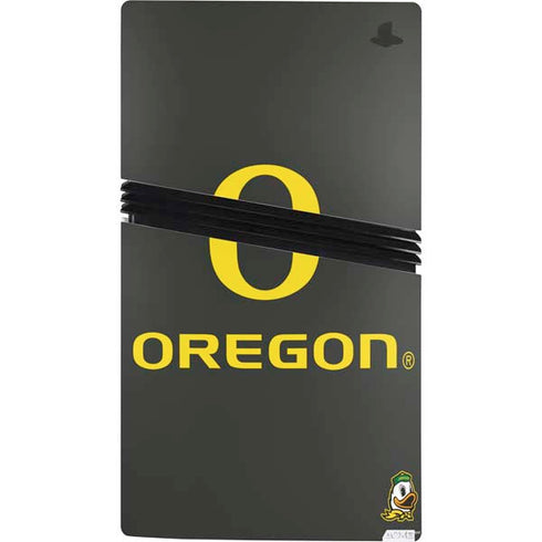 University of Oregon Ducks PS5 Pro Console Skin
