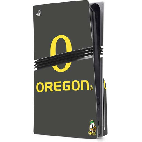 University of Oregon Ducks PS5 Pro Disk Console Skin