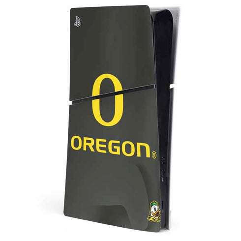 University of Oregon Ducks PS5 Slim Digital Edition Console Skin