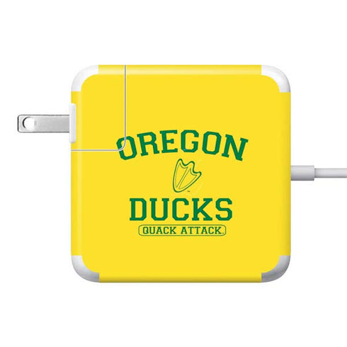 University of Oregon Ducks Quack Attack 85W Power Adapter (15 and 17 inch MacBook Pro Charger) Skin