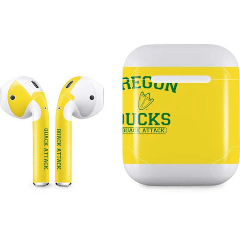 University of Oregon Ducks Quack Attack Apple AirPods Skin