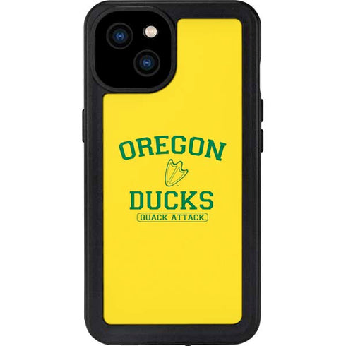 University of Oregon Ducks Quack Attack iPhone 15 Plus Waterproof Case