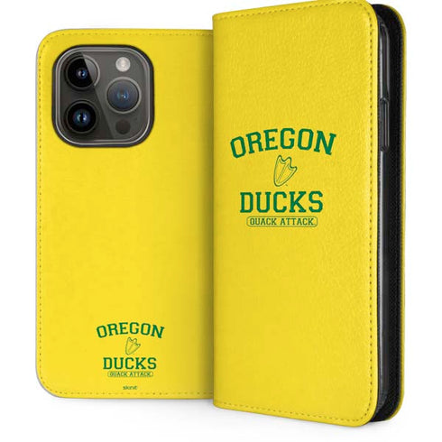 University of Oregon Ducks Quack Attack iPhone 15 Pro Folio Case