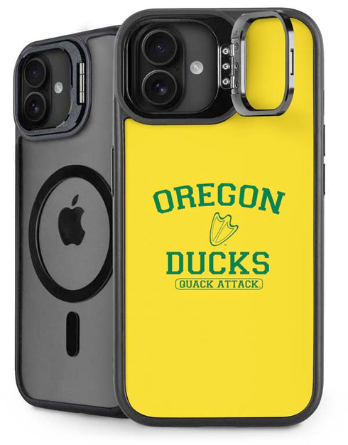 University of Oregon Ducks Quack Attack iPhone 16 Plus Kickstand Case