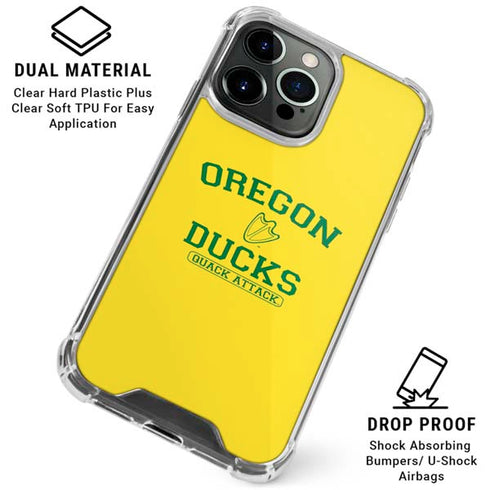 University of Oregon Ducks Quack Attack iPhone 16 Pro Clear Case
