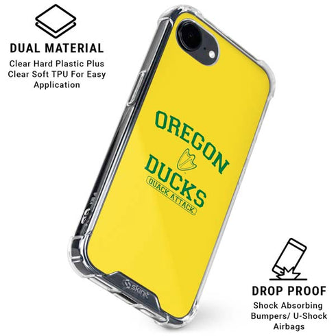 University of Oregon Ducks Quack Attack iPhone 16e Clear Case