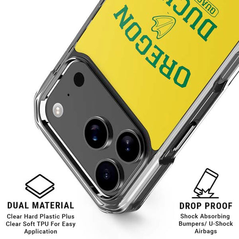 University of Oregon Ducks Quack Attack iPhone 18 Pro Clear Case