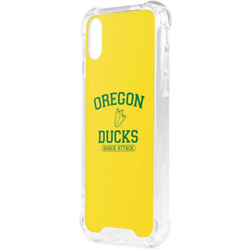 University of Oregon Ducks Quack Attack iPhone XS Clear Case