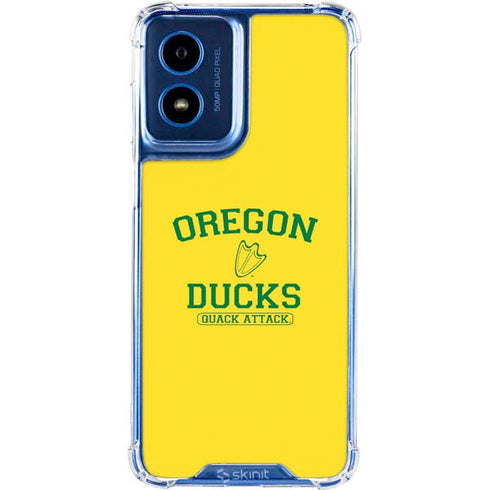 University of Oregon Ducks Quack Attack Moto G 5G (2024) Clear Case