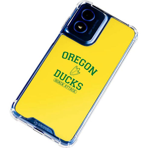 University of Oregon Ducks Quack Attack Moto G 5G (2024) Clear Case