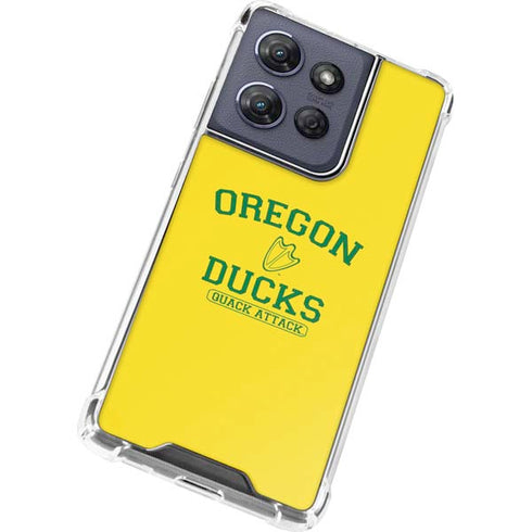 University of Oregon Ducks Quack Attack Moto G Play 5G (2025) Clear Case